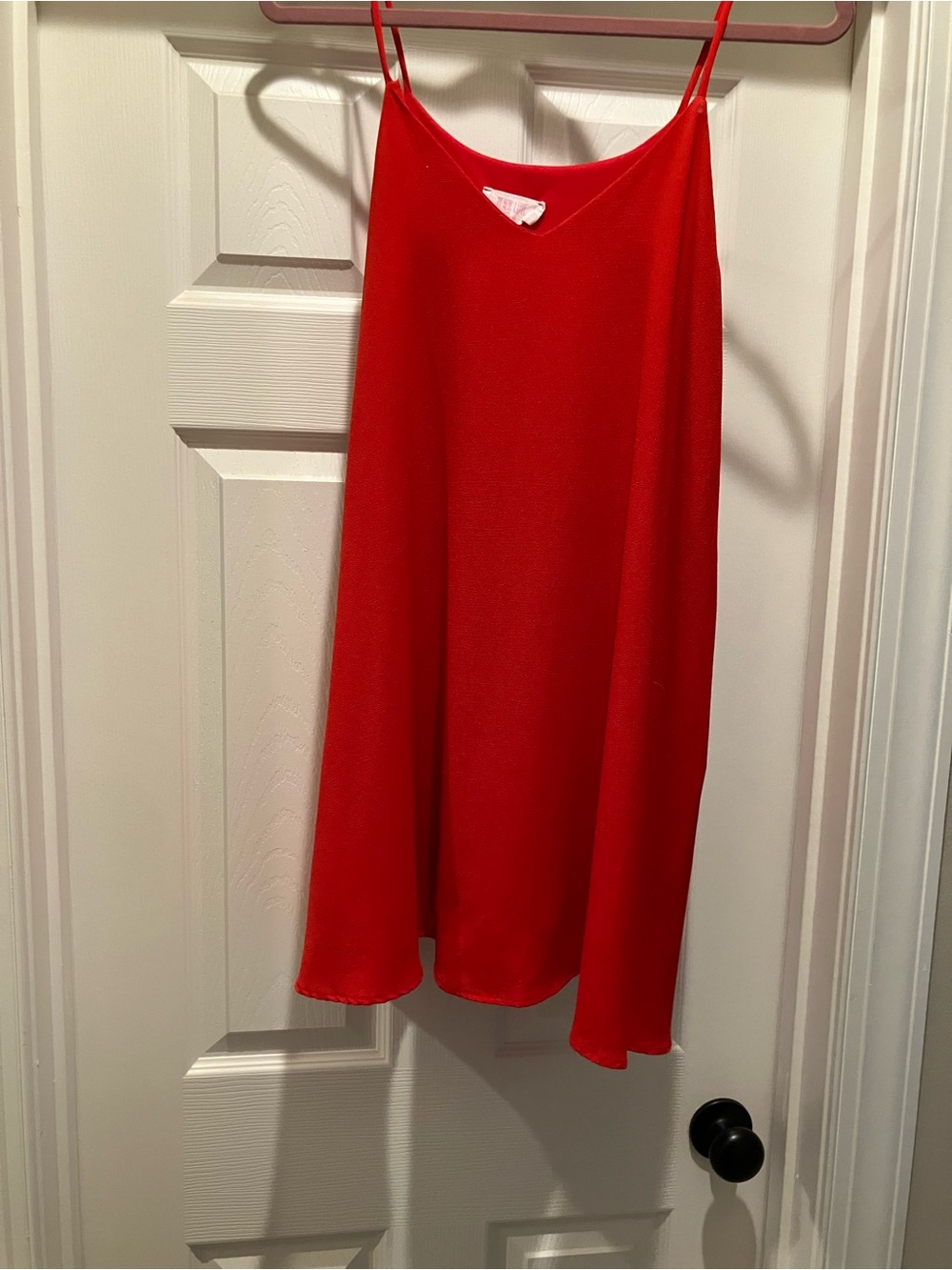 Peach Love California Red Slip Dress